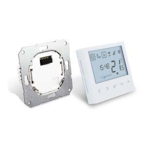 RT-et 31 elektronischer Raumtemperaturregler Unterputz für Infrarotheizungen von SALUS mit digitalem Display, präzise Raumtemperatursteuerung und optimalem Komfort.