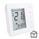 Batteriebetriebener Raumthermostat Infrarotheizung RT-et 54 Aufputz für lokale oder Smart Home APP-Steuerung. Digitale Anzeige, Partymodus, Urlaubsmodus, optionaler externer Sensoranschluss.