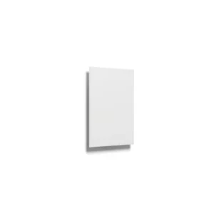 Design Infrarot-Heizung Metall Weiß 300 Watt, RAL 9016, abgeschrägte Kanten – Luxuswärme