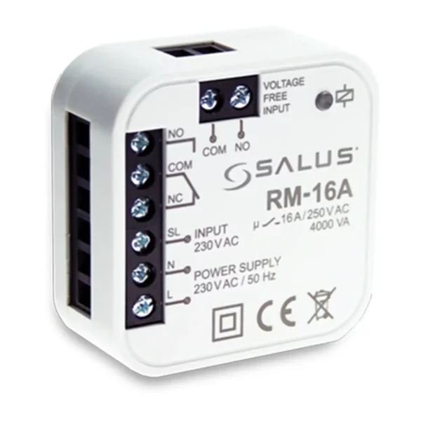 Salus RM-16A Unterputzrelais, 16A/250V, für Thermostate von Luxuswärme